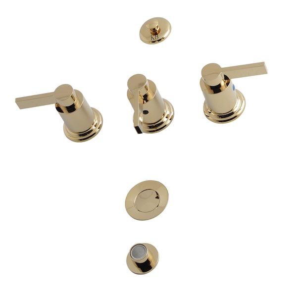 Bidet Faucet, Polished Brass
